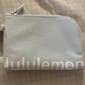 lululemon athletica Blue Clippable Card Pouch